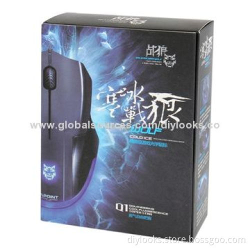 Cold Ice War Wolf 1000/1600 DPI USB Optical Competitive Game Mouse